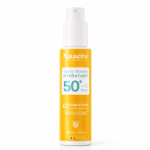 Spray Solaire Hydratant SPF50+ - Naacre
